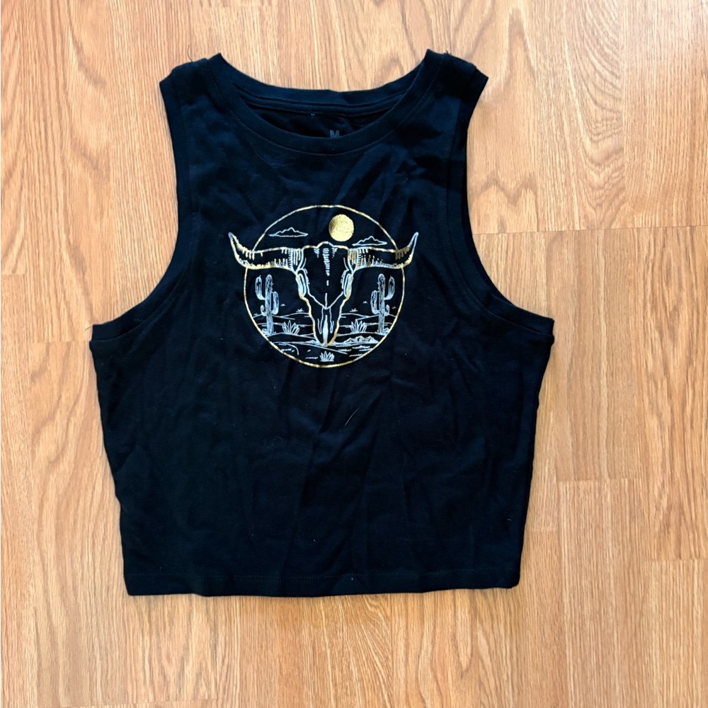 Western crop top